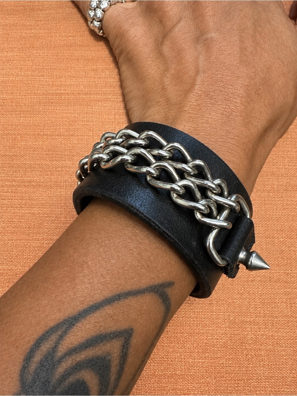 9 Inch Leather Bracelet